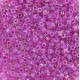 Miyuki delica Perlen 11/0 - Fuchsia lined ab opal DB-1744